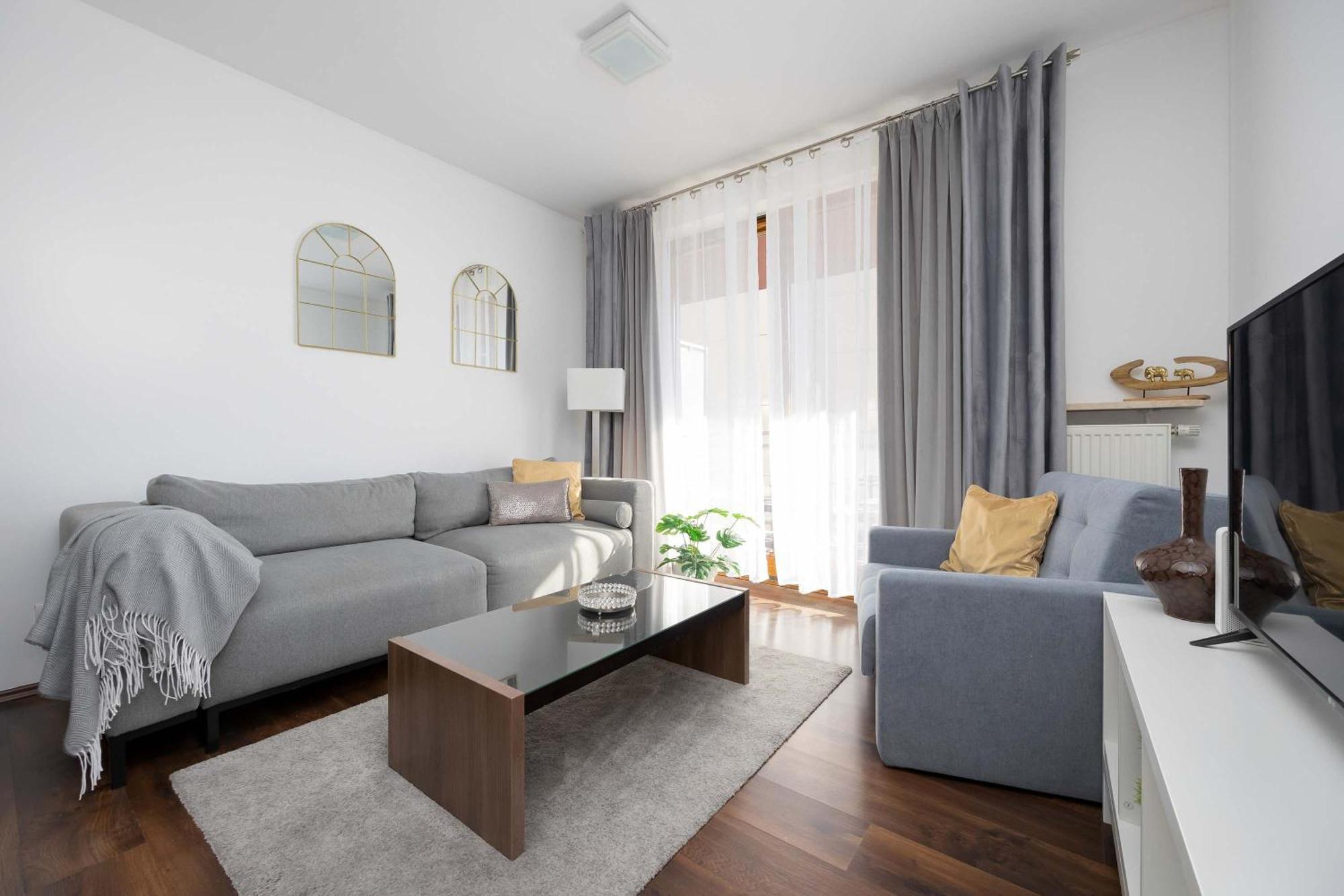 Rodzinny Dla 6 Osob Z Parkingiem Mokotow By Renters Lägenhet Warszawa